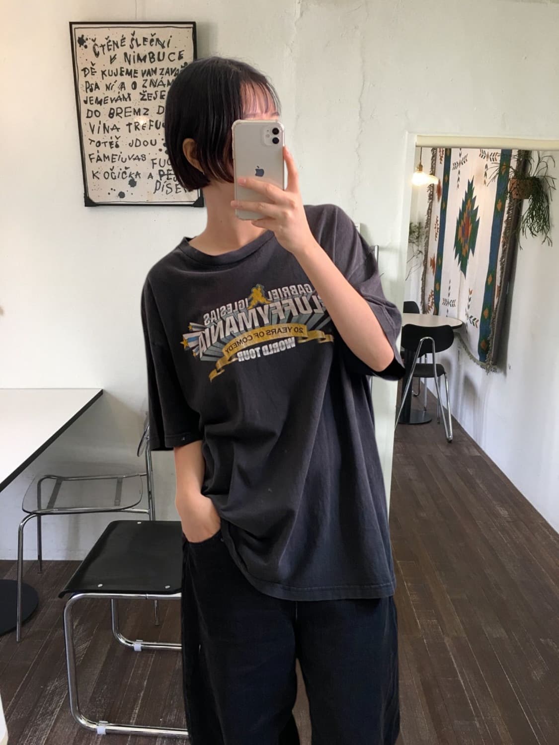 프린팅 1/2 티셔츠 (Man XL) 상품이미지1