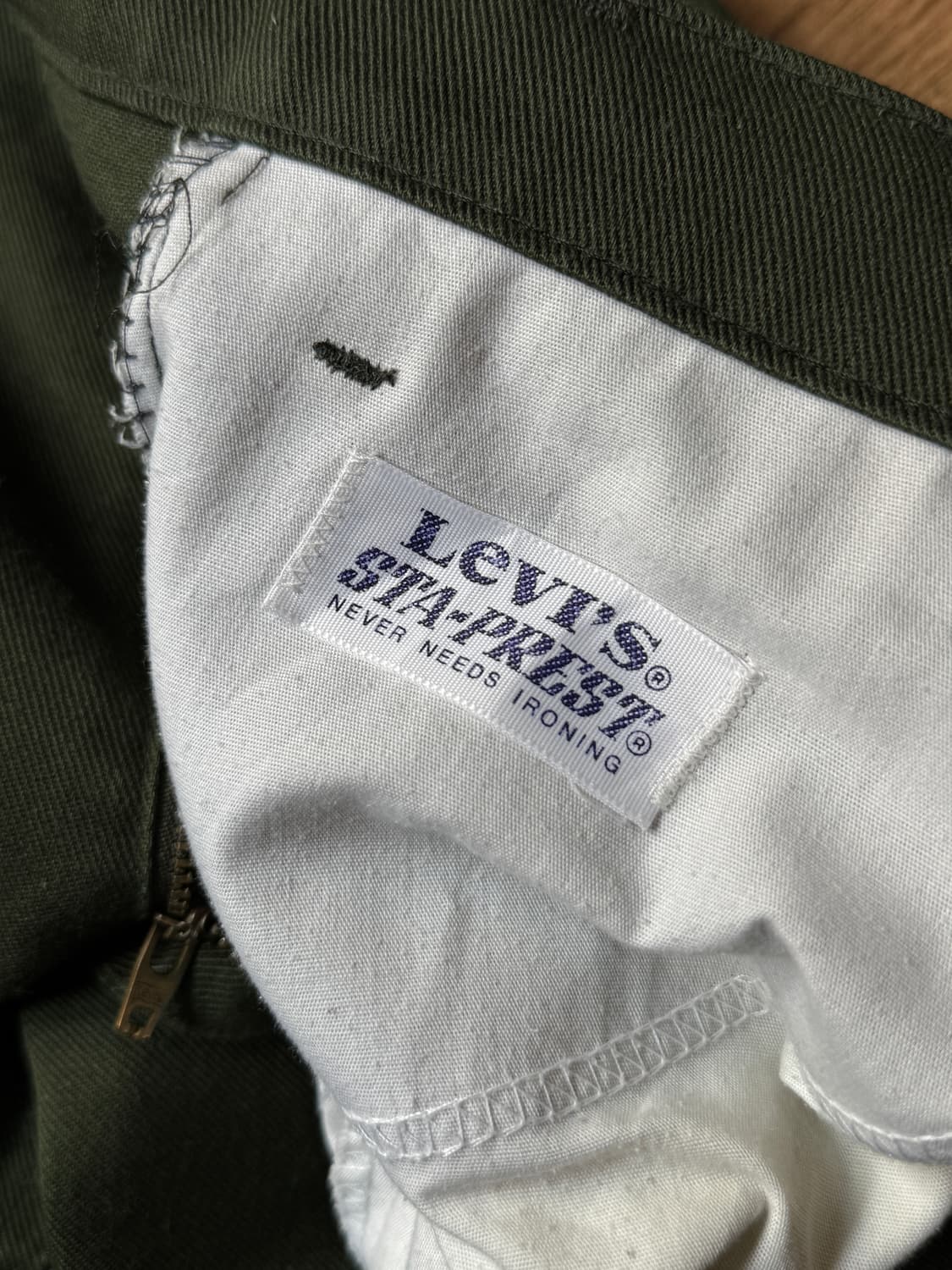 [38]90's 리바이스 USA STA-PREST 로커빌리 플레어 팬츠 상품이미지5