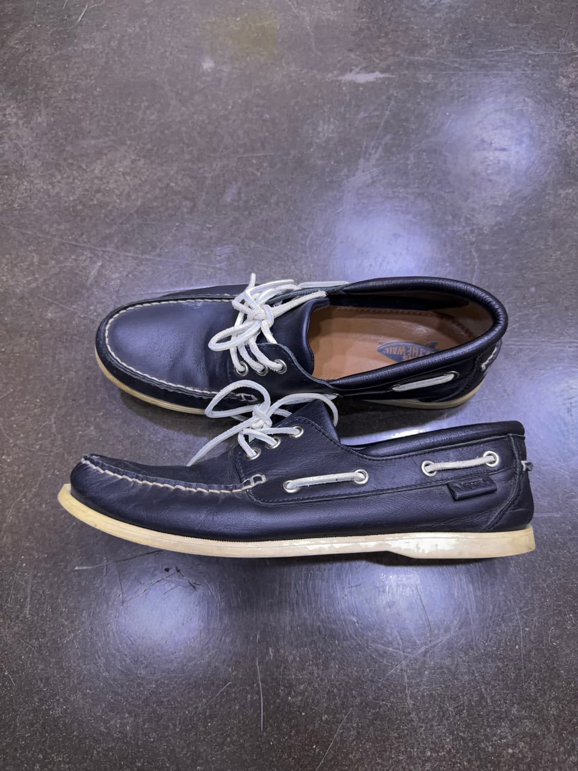 반스 캐쥬얼 보트슈즈 네이비 265 상품이미지5