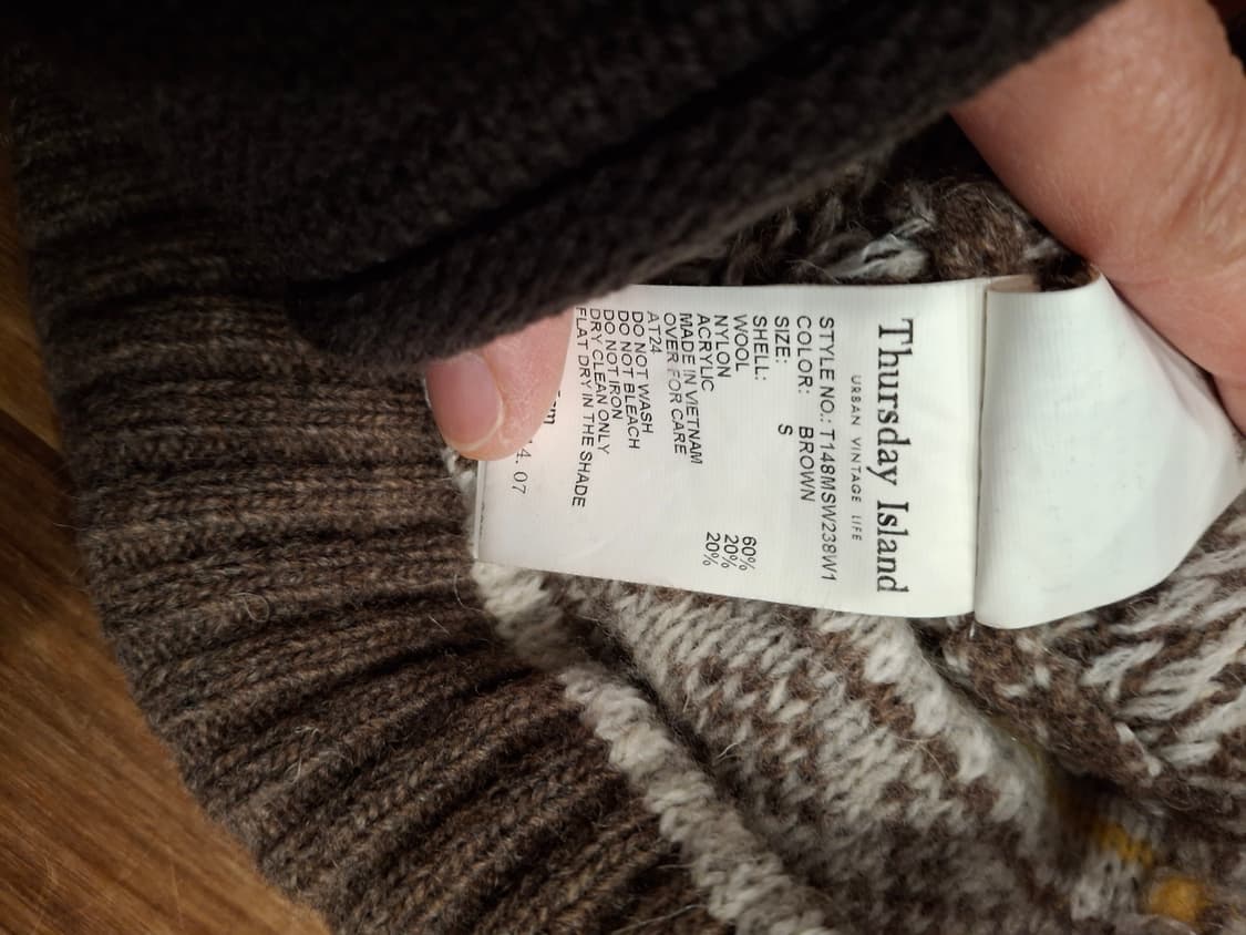 (마지막특가) 써스데이아일랜드 니트 원피스 s 상품이미지8