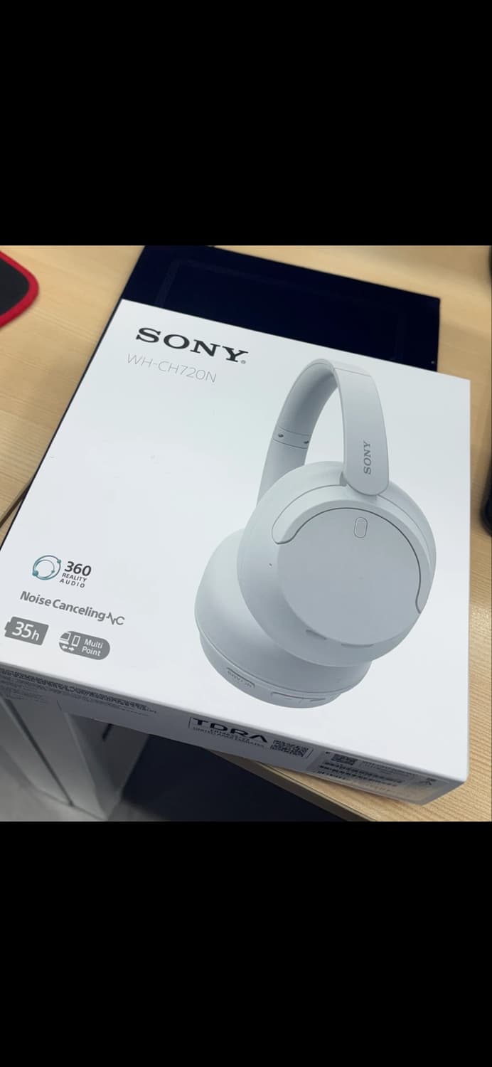 소니 WH-CH720N 화이트 헤드셋 새상품 풀박스 상품이미지2