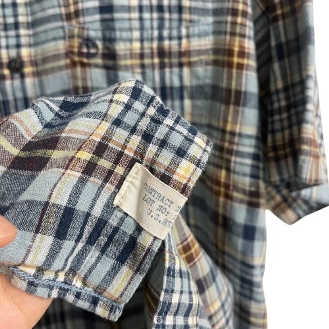 Timberland check shirt (mens M) 상품이미지5