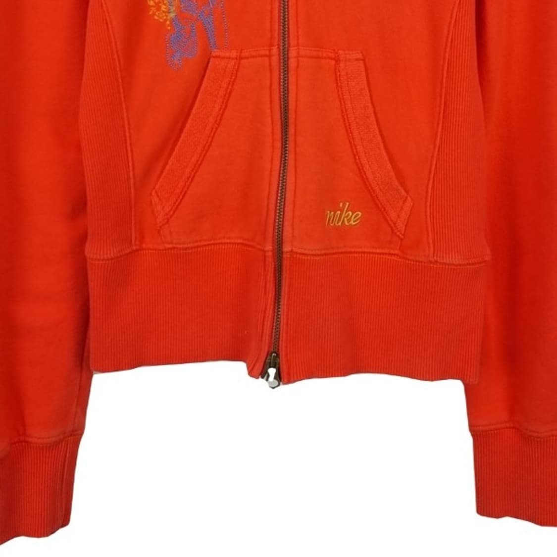[나이키] 00'S 빈티지 그래픽 자수 후드 집업 오렌지 M19656 상품이미지5