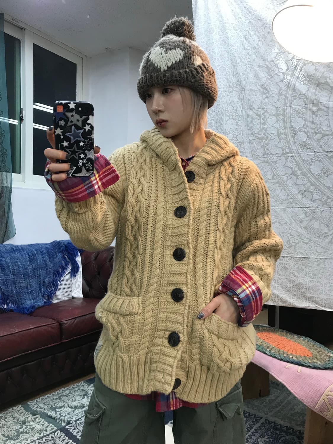 So basic 케이블 니트 가디건 상품이미지1