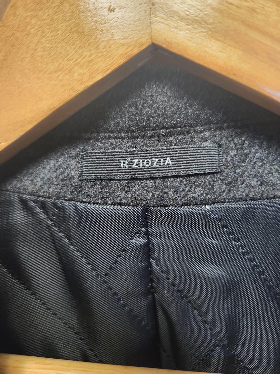 지오지아 캐시미어(31%) 블렌디드 오버 롱코트 M 상품이미지2