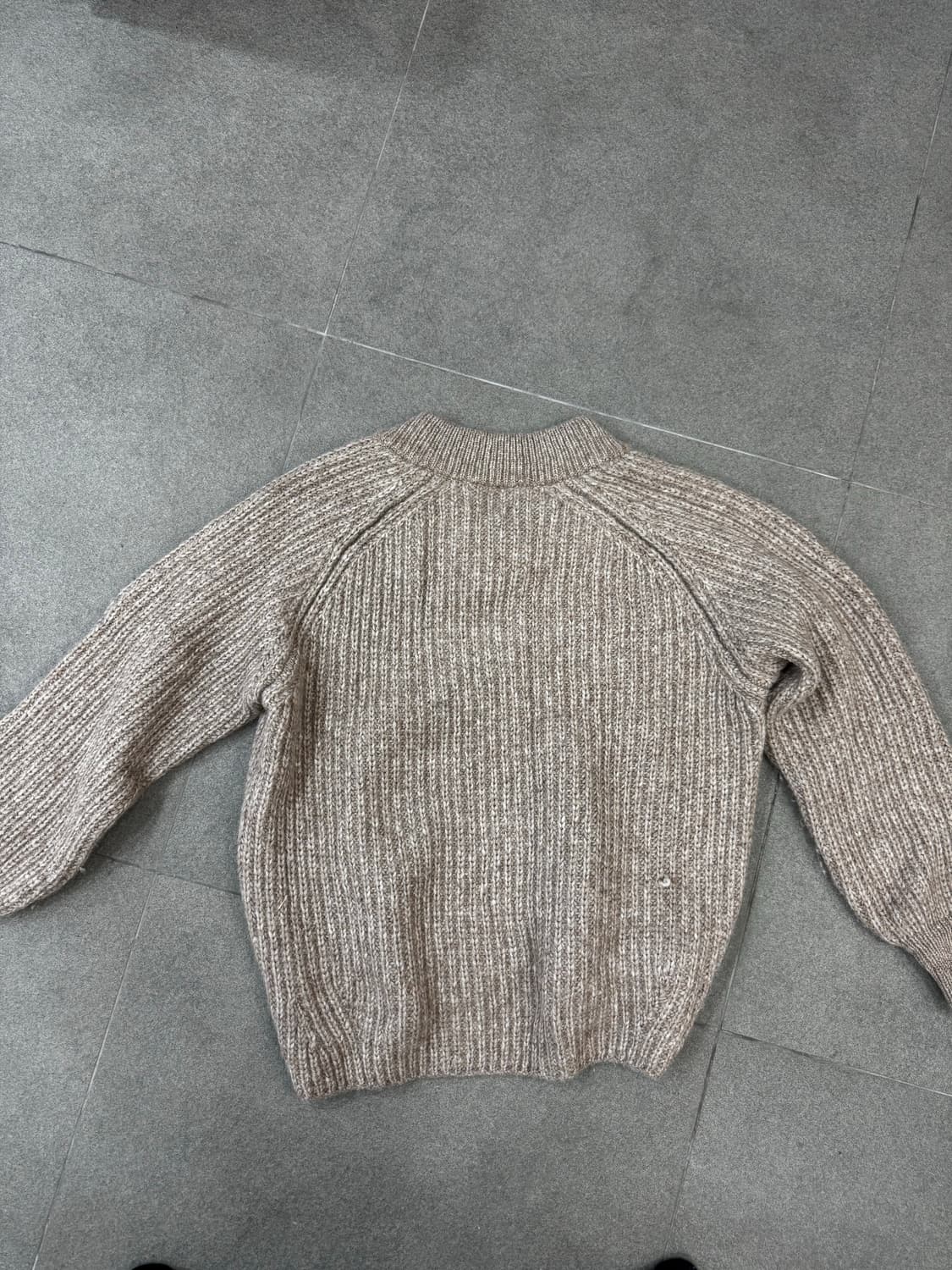 세퍼sefr 알파카 울 브이넥 니트 m 상품이미지2