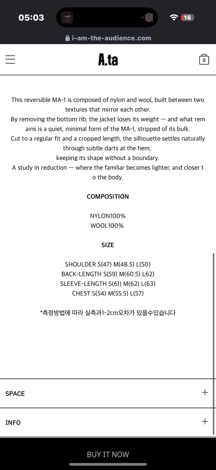 A.ta ma1 L 상품이미지2