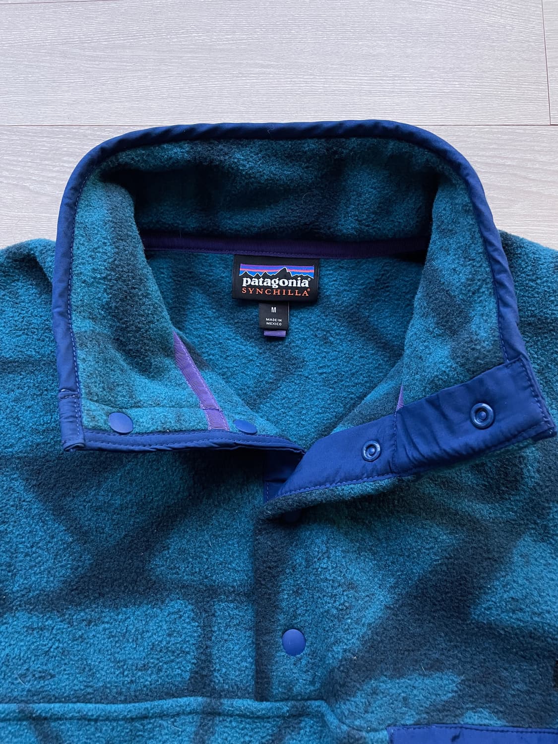 파타고니아 신칠라 아즈텍 블루 플리스 빈티지 patagonia 상품이미지3