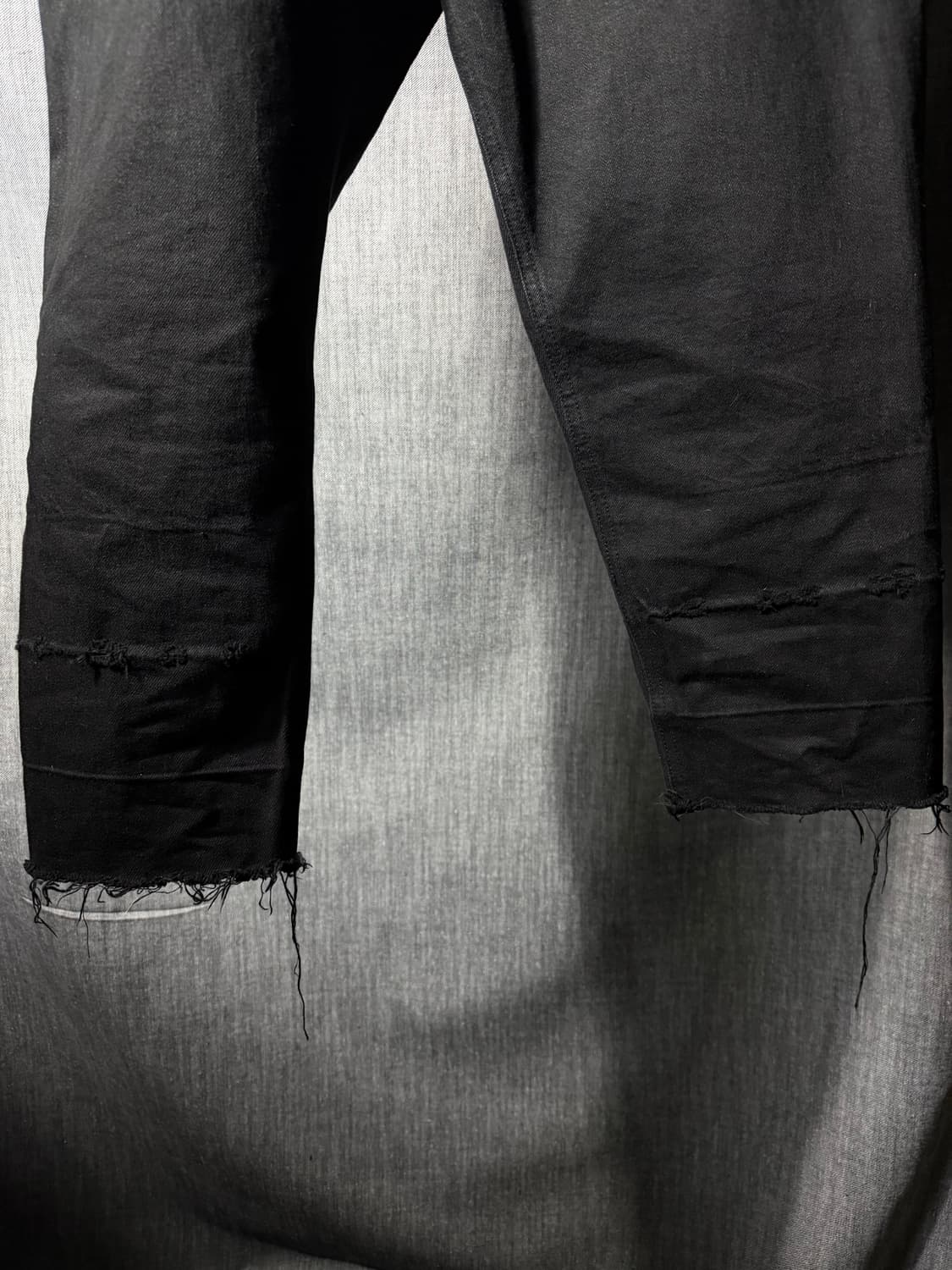 율리우스 커팅 데님블랙진 상품이미지7