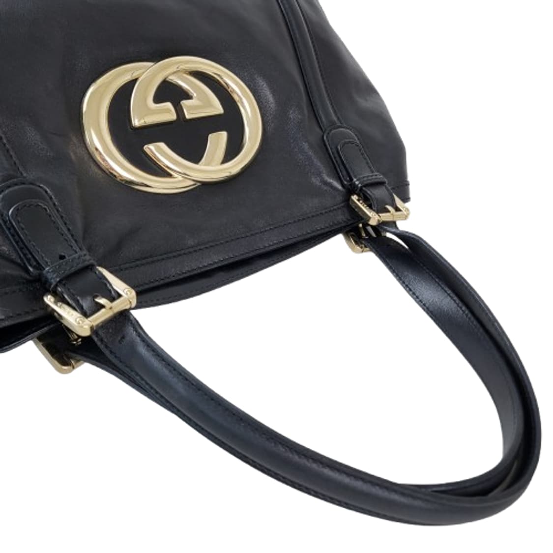 정품 구찌 브릿 인터로킹 가죽 토트백 상품이미지6