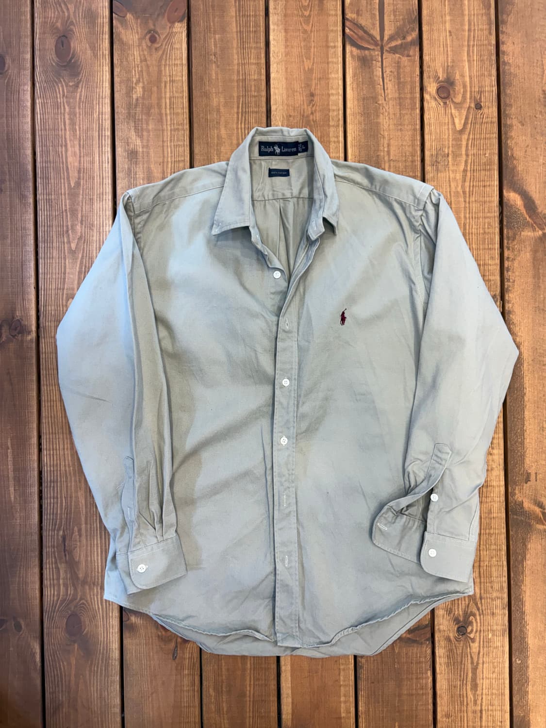 폴로 카키 루즈핏 셔츠 상품이미지4