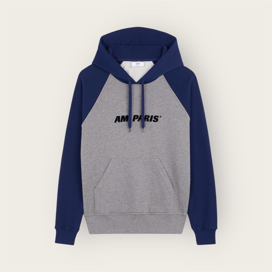 L/ 아미 파리스 로고 투톤 후드티 상품이미지1