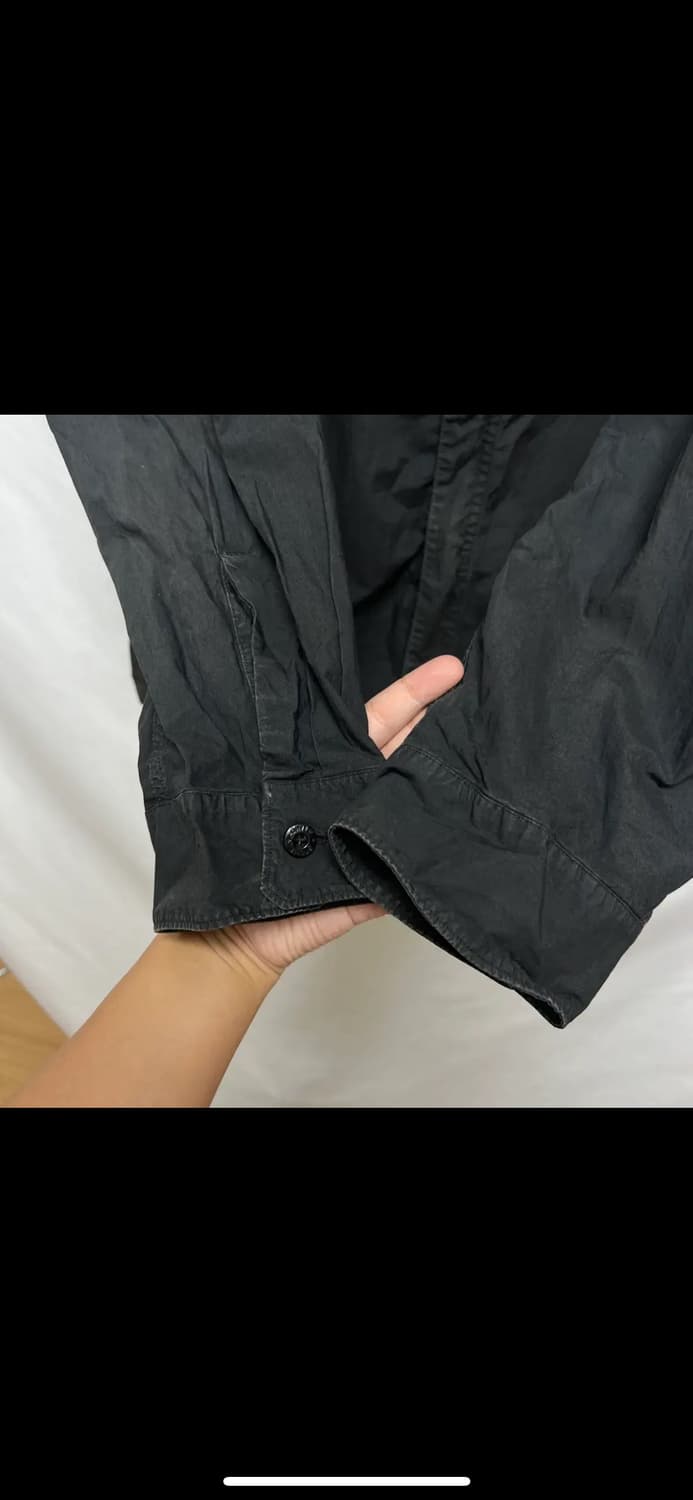 [정품/XL] 스톤아일랜드 차콜블랙 오버셔츠 자켓 상품이미지5
