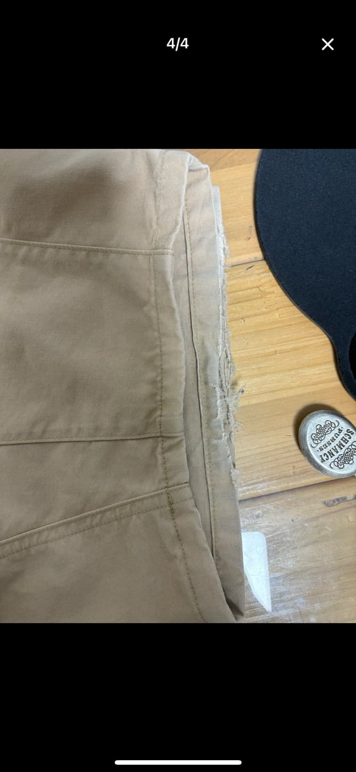 Oversized Cotton Nylon Pants [Beige] 상품이미지4