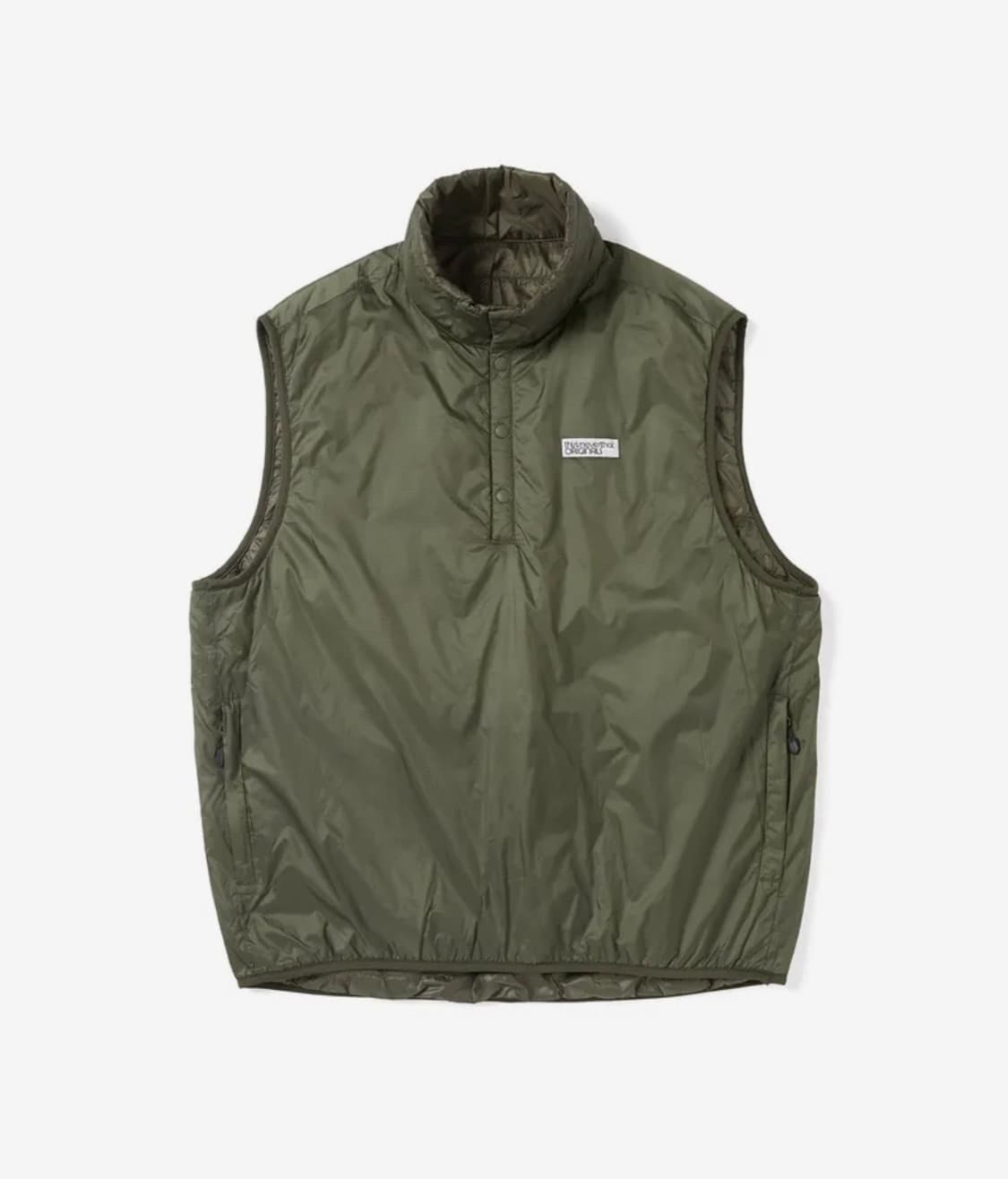 디스이즈네버댓 Insulated Reversible Vest Olive 상품이미지1