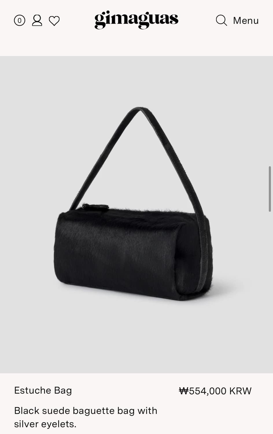 기마구아스 Estuche Bag/에스티체백_블랙 송치 상품이미지6