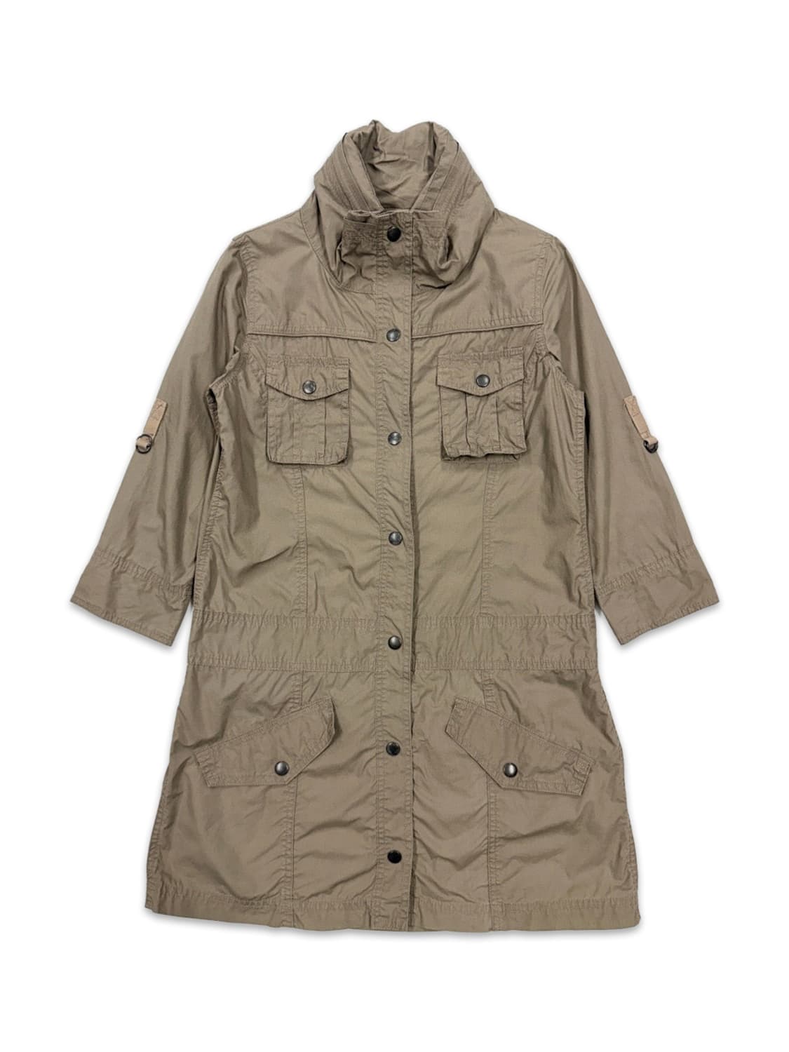 빈티지 BACK NUMBER 밀리터리 후드 미니 원피스 상품이미지1