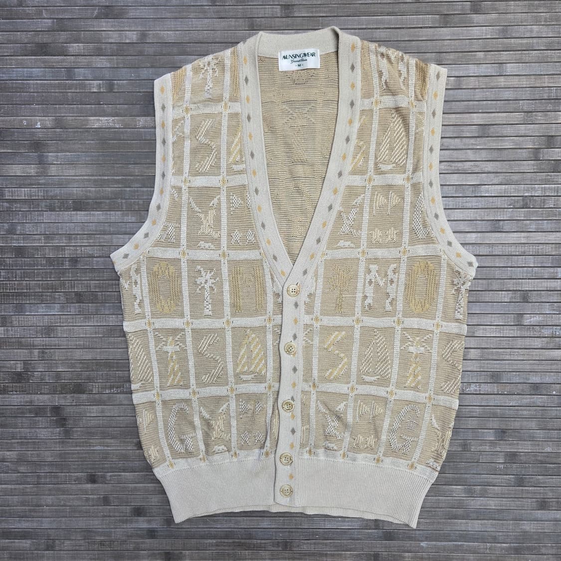 Munsingwear 먼싱웨어 그랜드슬램 니트 베스트 상품이미지1