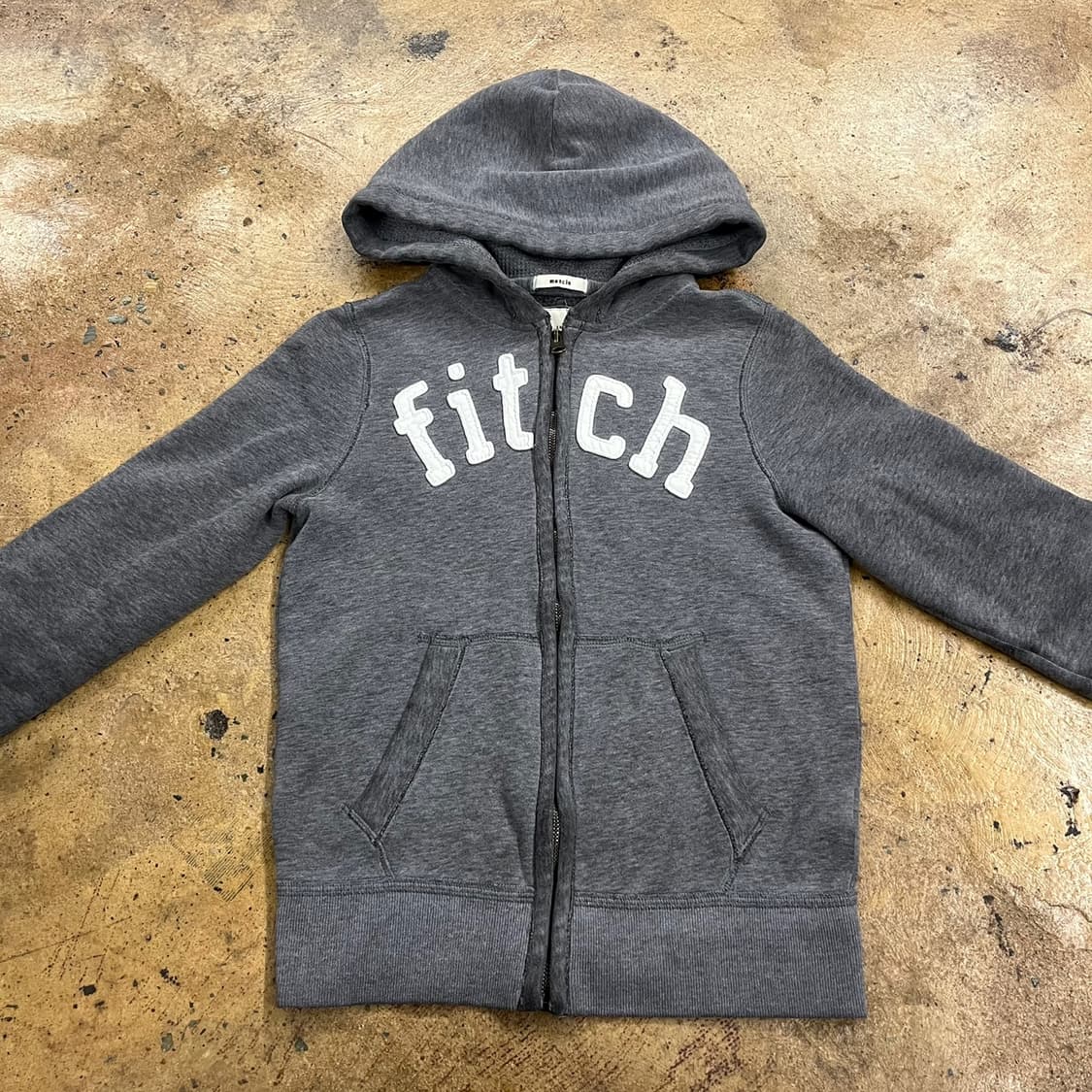 아베크롬비 그레이 딱붙 후드집업  상품이미지3