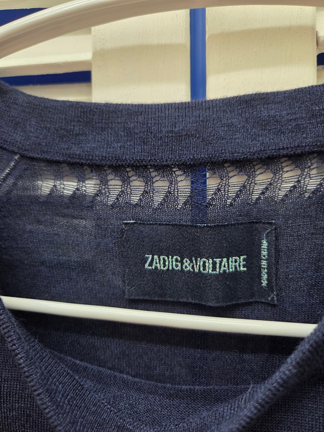 자딕앤볼테르 메리노울 네이비 니트 상품이미지5