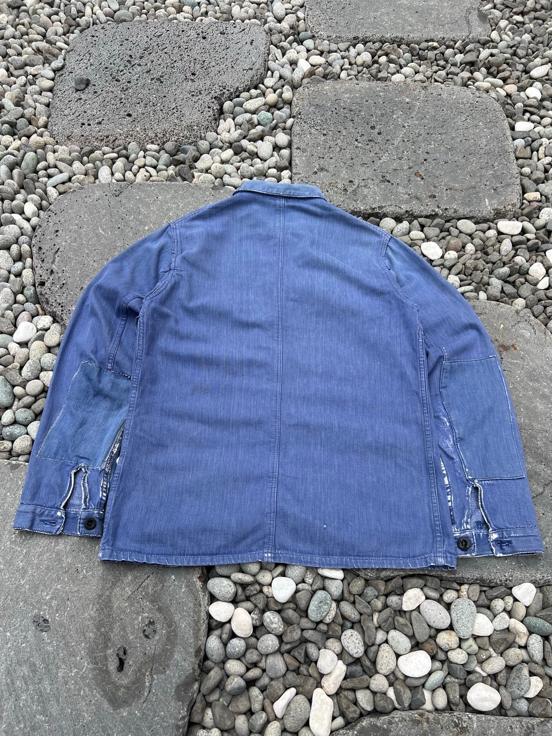 FADED VINTAGE WASHING FRENCH 프렌치데님워크자켓 상품이미지2
