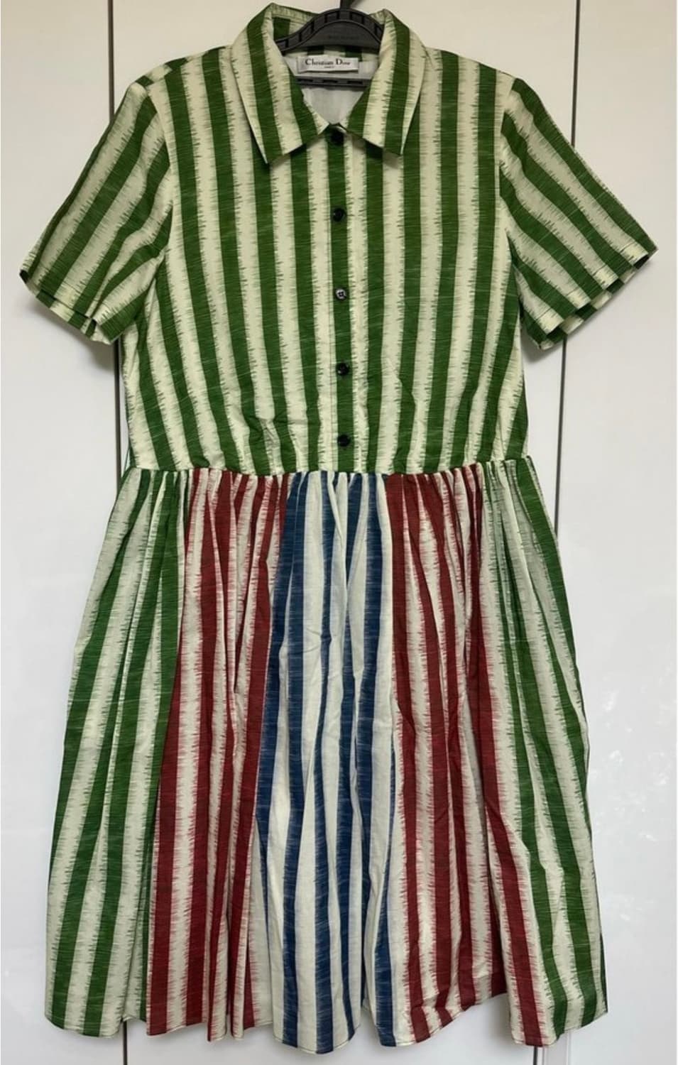 크리스챤 디올 스트라이프 반팔 원피스 정품 상품이미지1