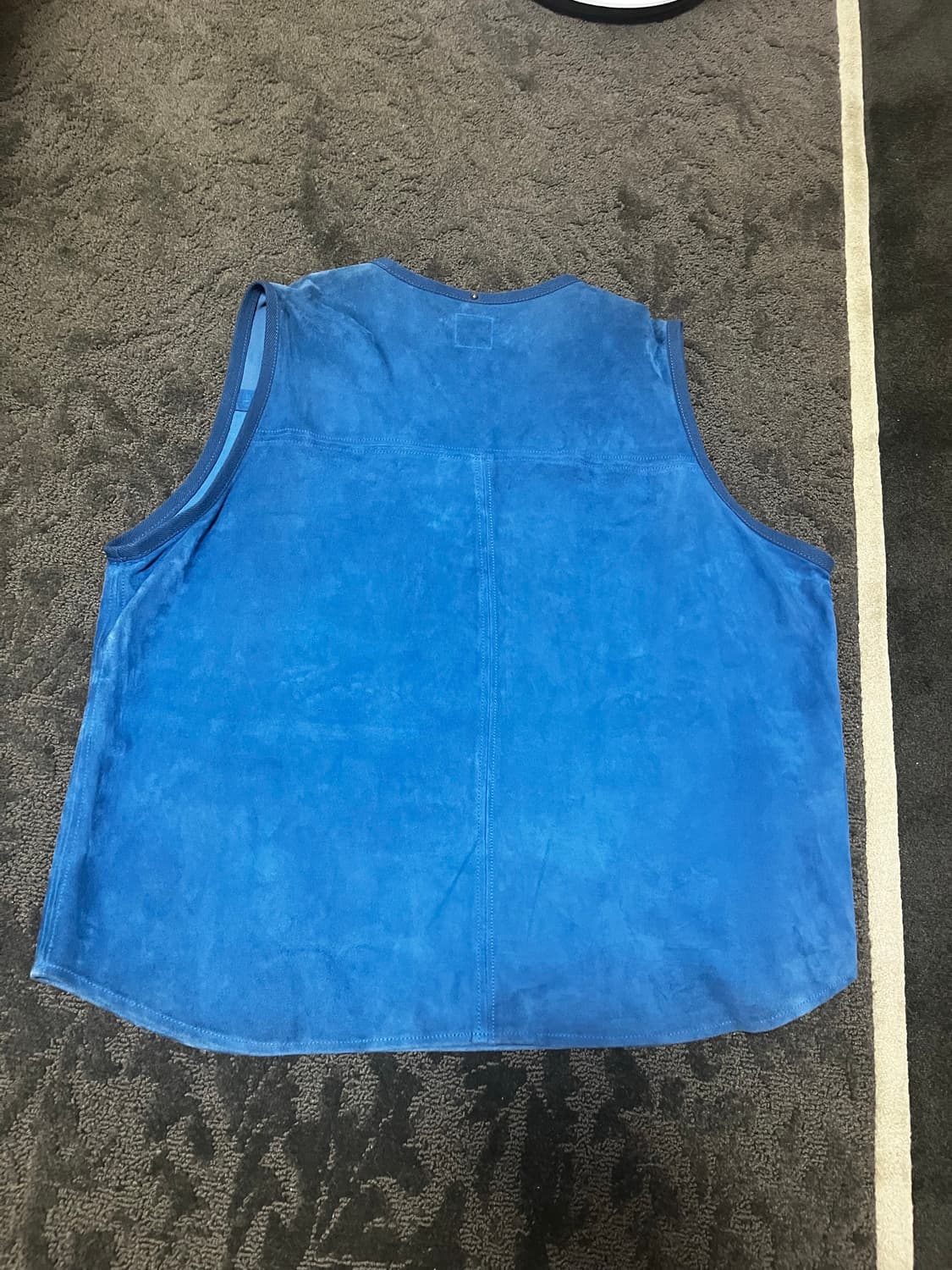 L) 포터클래식 스웨이드 베스트 블루 상품이미지3