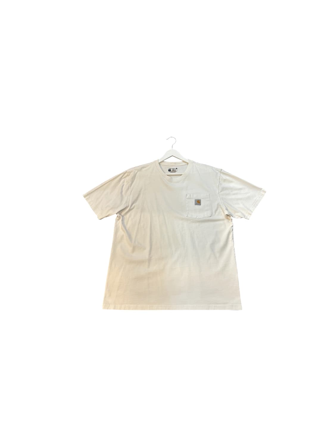 칼하트 루즈핏 반팔 티셔츠 화이트 L사이즈 상품이미지1