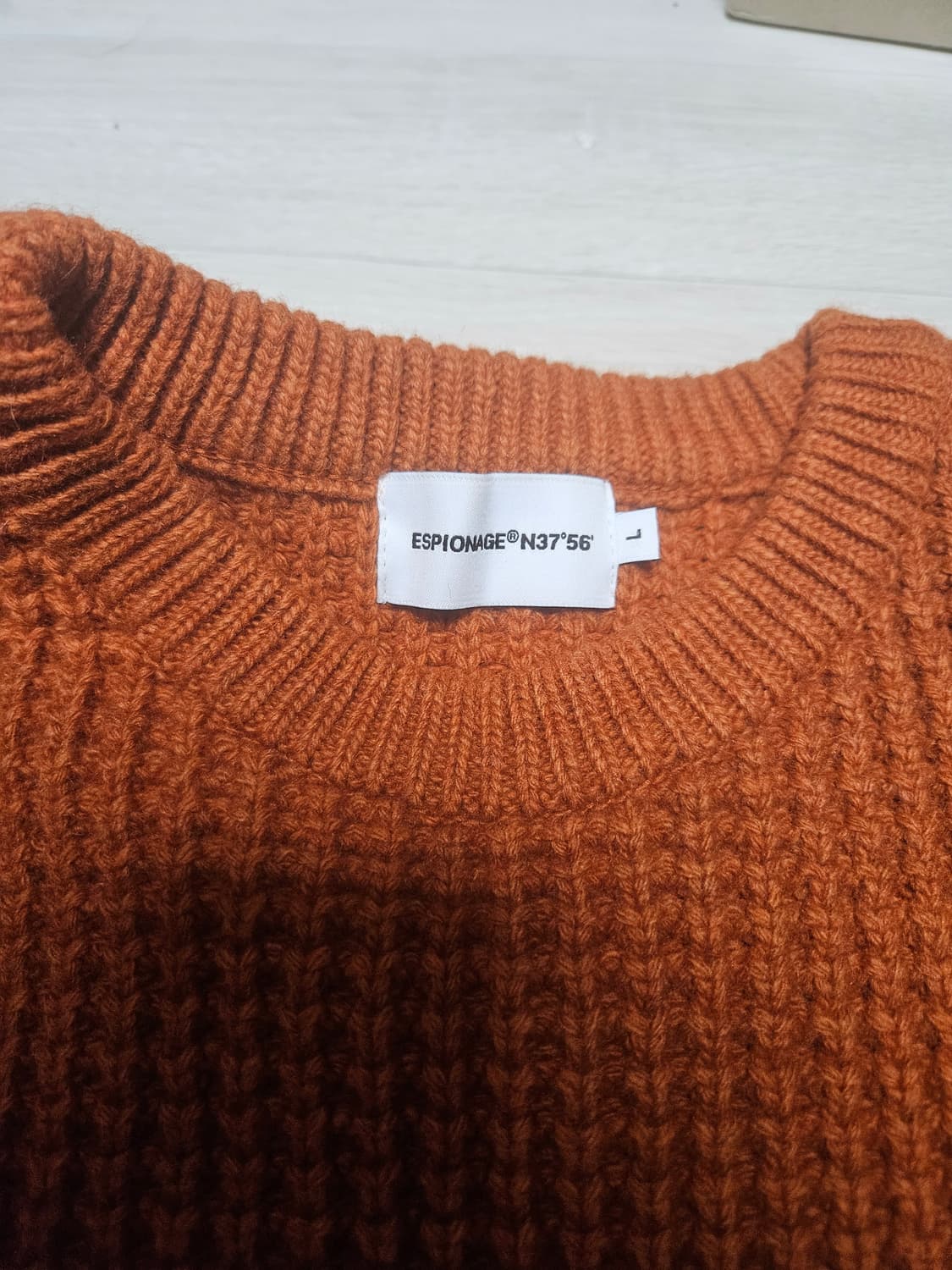 [L] 에스피오나지 와플니트 오렌지 상품이미지3