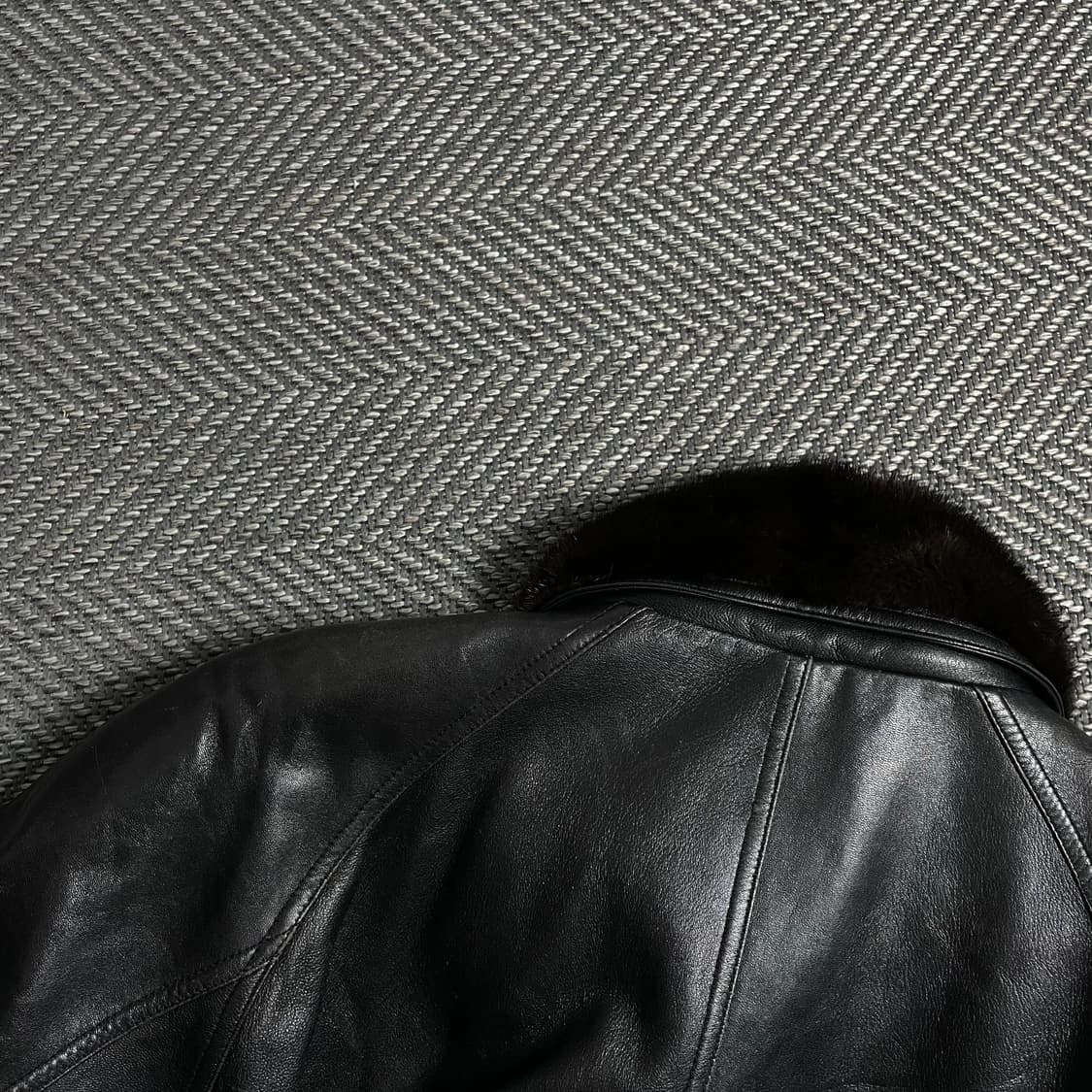 Arpeggio 아카이브 램스킨 퍼 무스탕 가죽자켓o 4985 상품이미지7