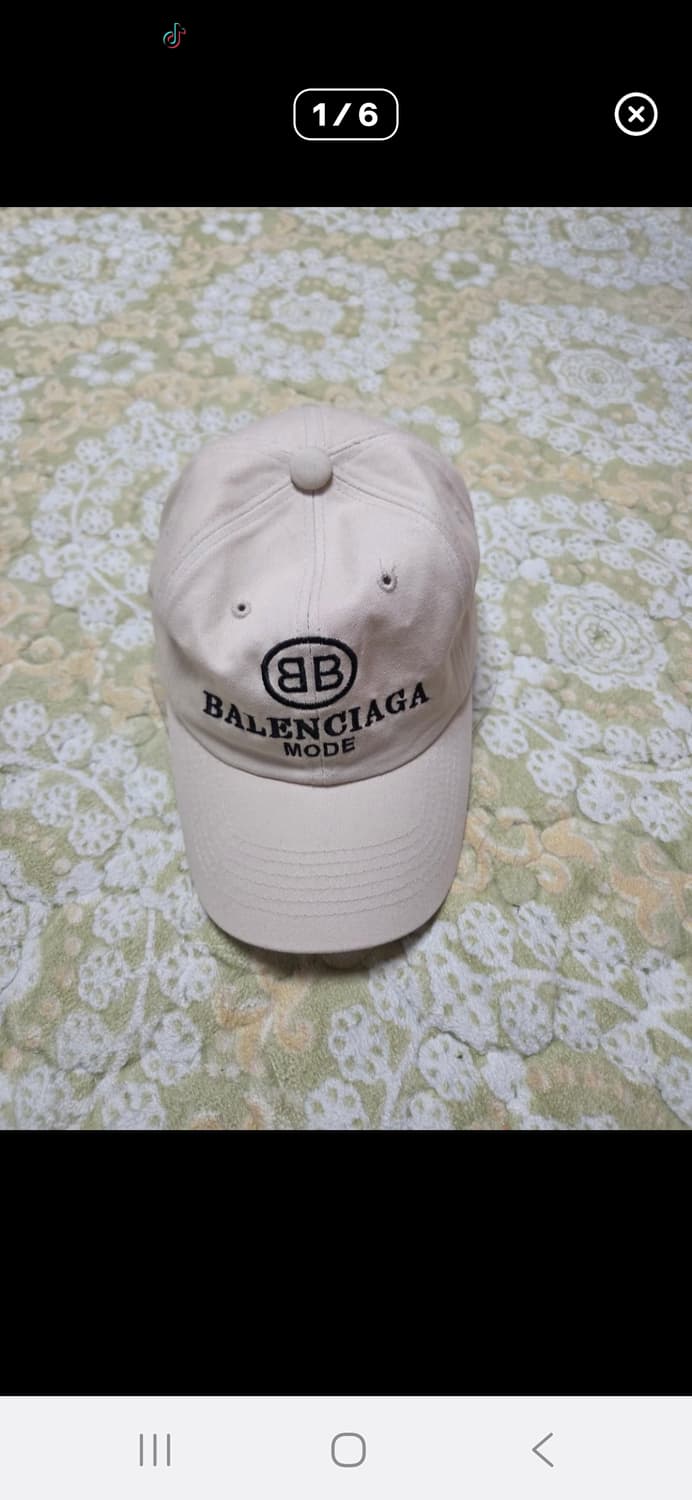 발렌시아가 BB 로고 캡 모자 상품이미지1