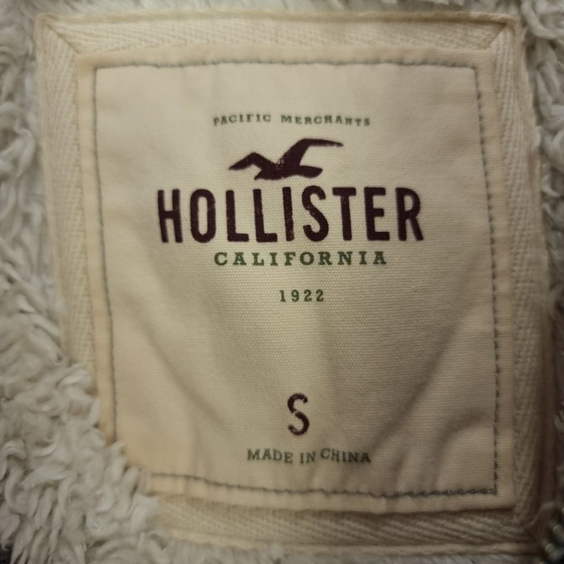 [홀리스터] 빅로고 패치 울푸죠 후드 집업 그레이 M18519 상품이미지6