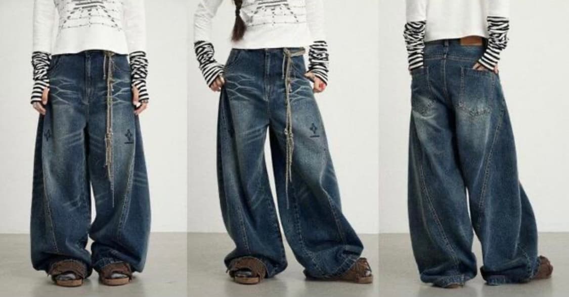 Achiha 아치하라 데님 팬츠 상품이미지3