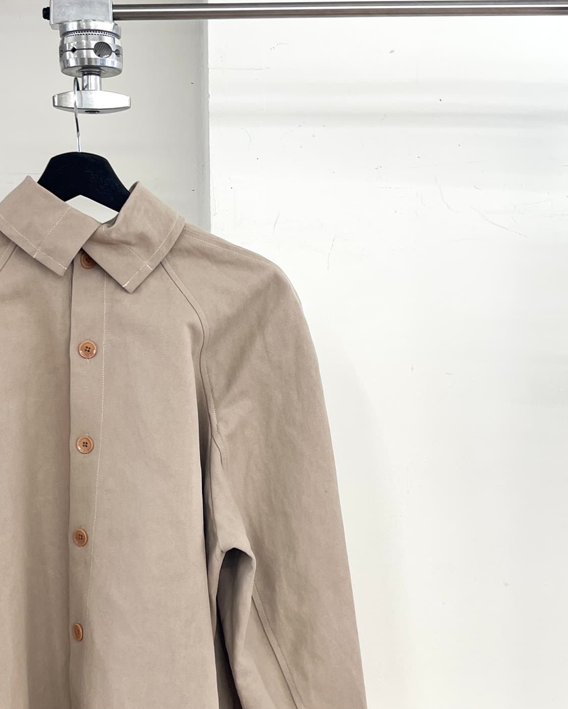 르메르 베이지 코튼 셔츠 자켓 상품이미지4