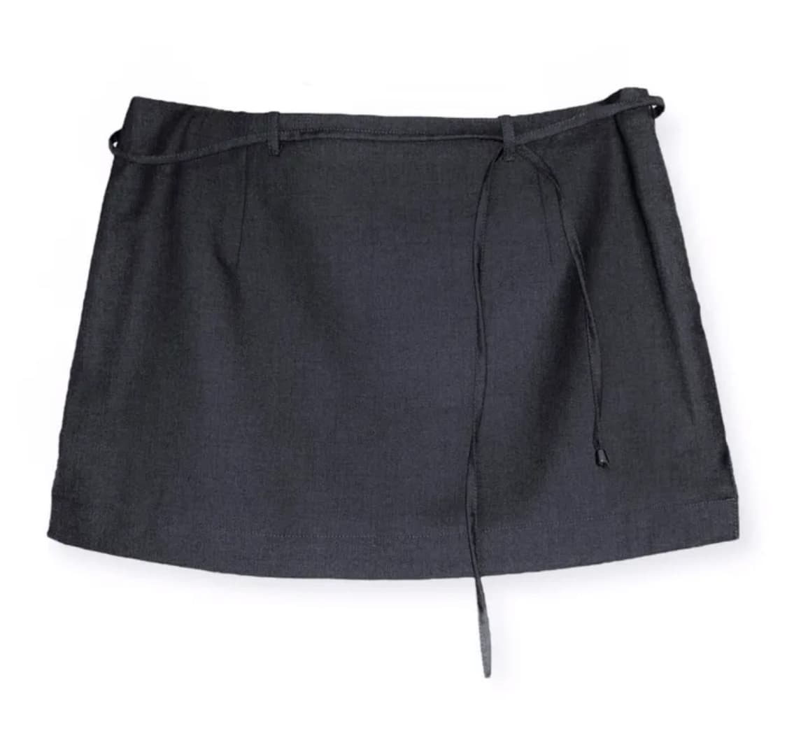 그린씨. string belt low miniskirt (gray s) 상품이미지2
