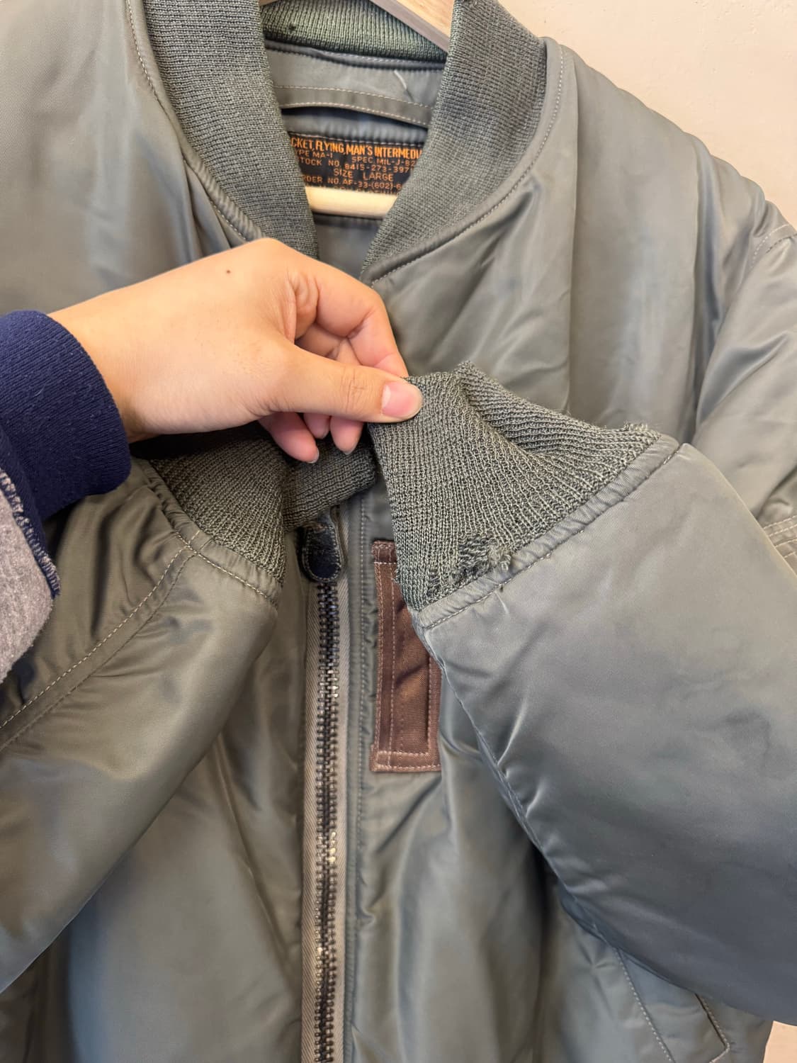 구 리얼 맥코이 Ma-1 L 상품이미지4