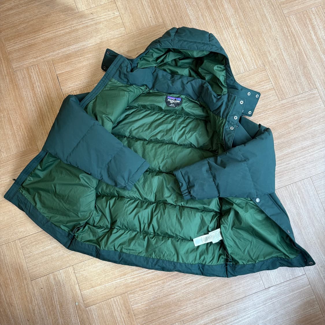 파타고니아 그린 다운 드리프트 후디드 자켓(탈부착) 상품이미지9