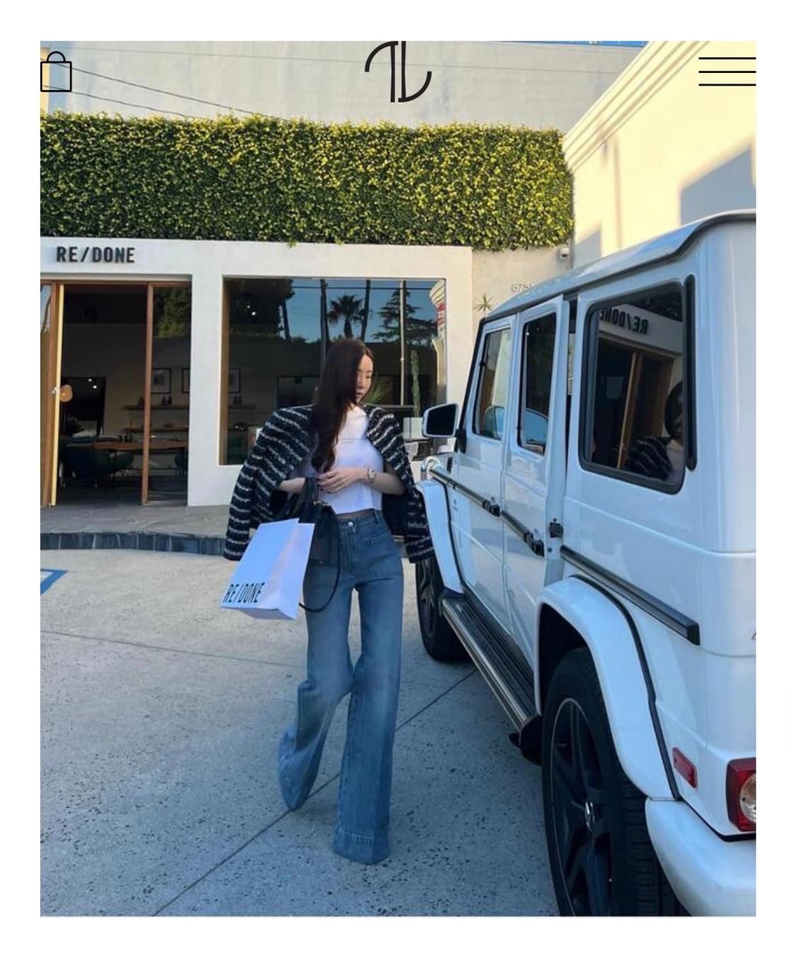 더로랑 미디엄블루와이드데님(M,오리지널) 상품이미지1