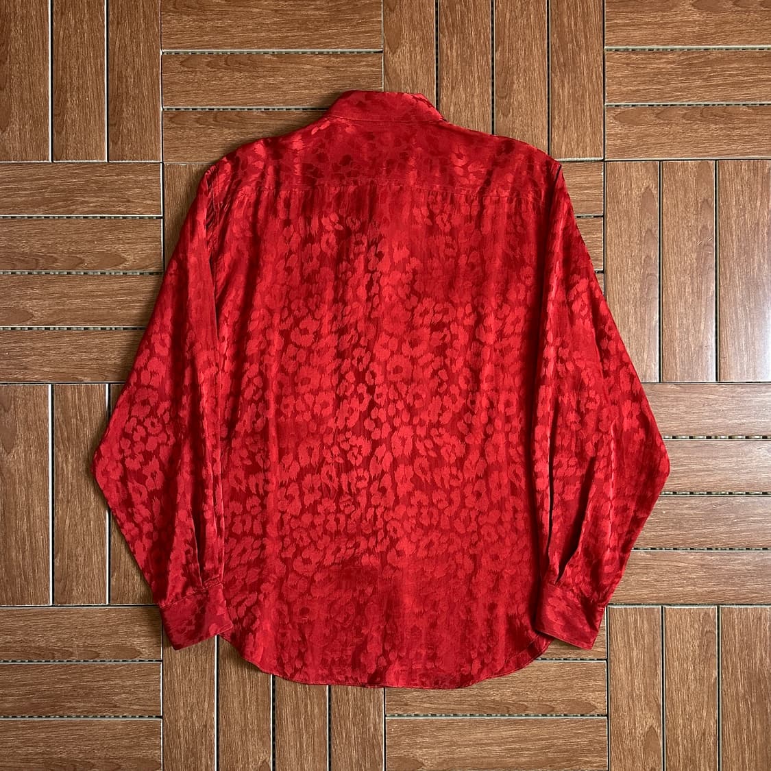 Boutique by elegance leopard silk shirts 상품이미지2