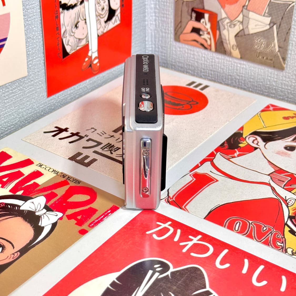 펜탁스 옵티오 W60 블루 빈티지디카 상품이미지5