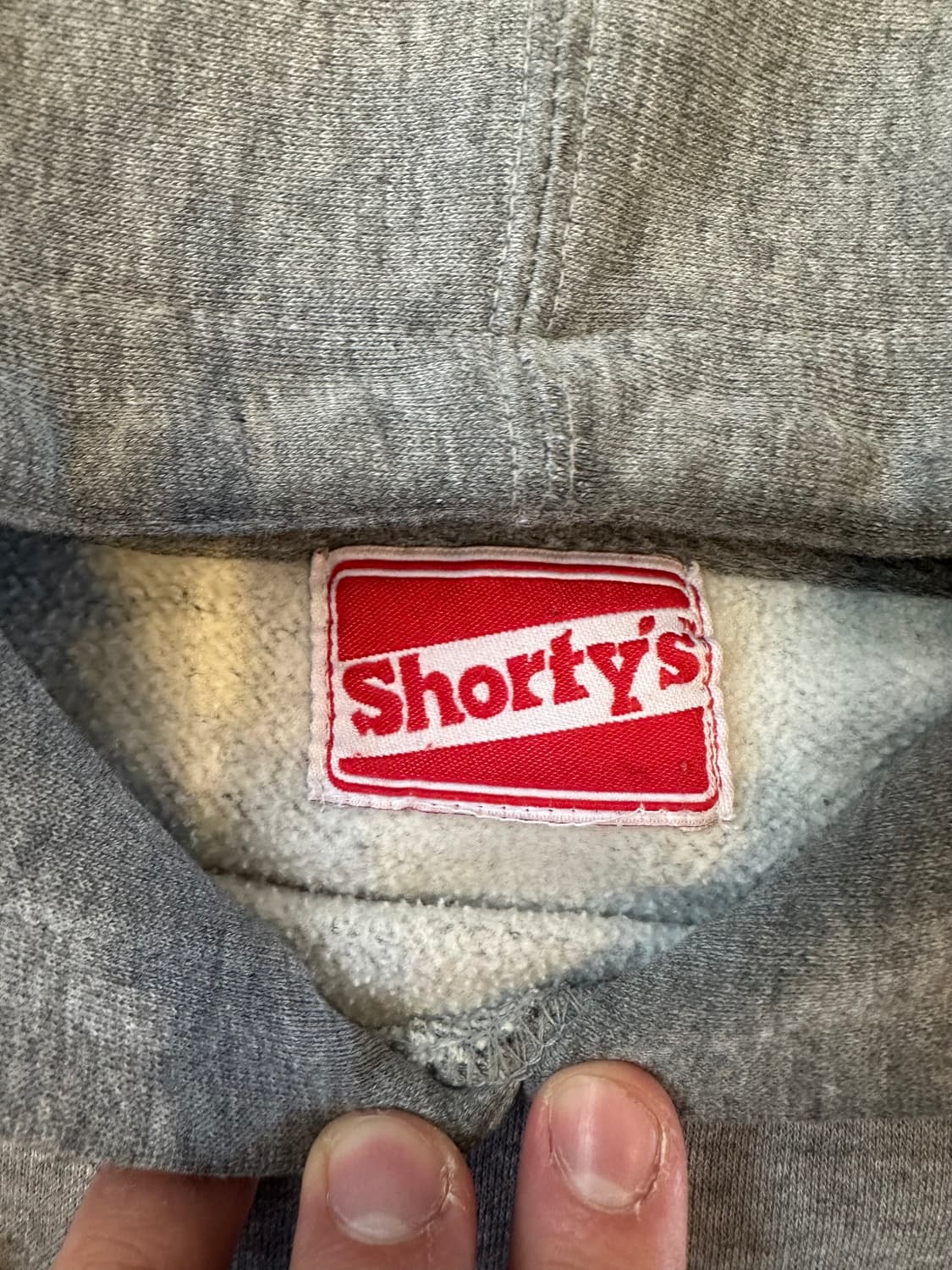 90s 빈티지 쇼티스 카모 박스로고 후드 티셔츠 상품이미지3