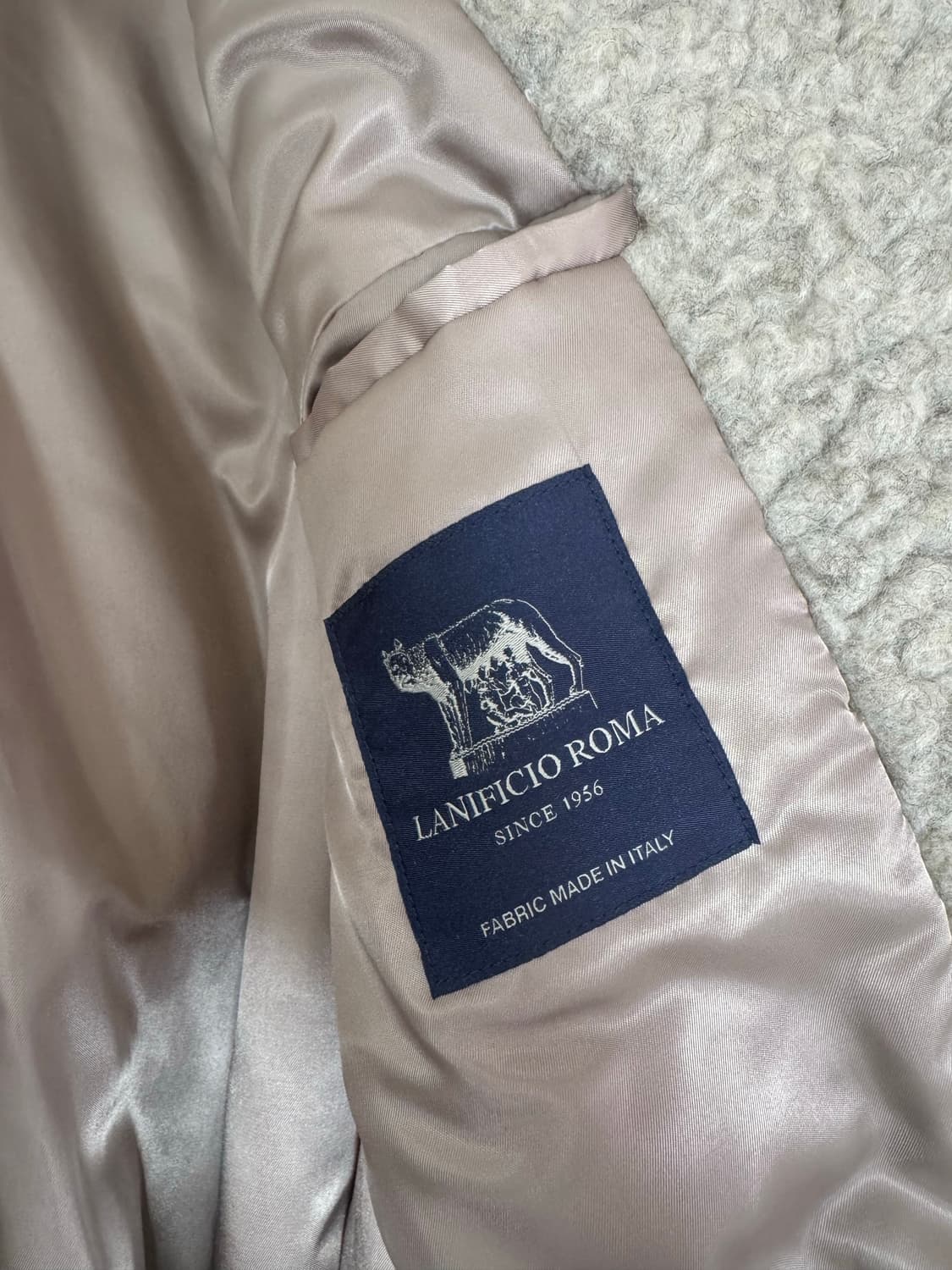 인사일런스 울 후드 점퍼 베이지 M 상품이미지4