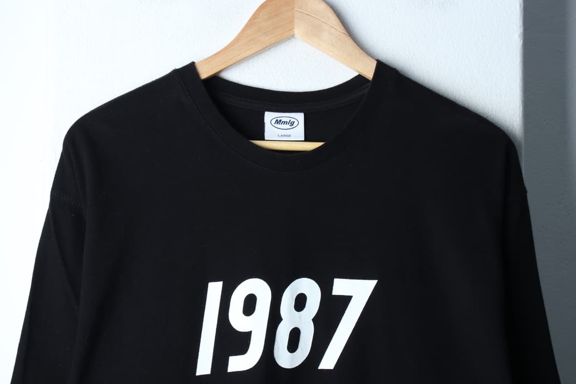 (L-XL) 엠엠엘지 반팔 티셔츠 빅로고 블랙 올드스쿨-H31704 상품이미지3