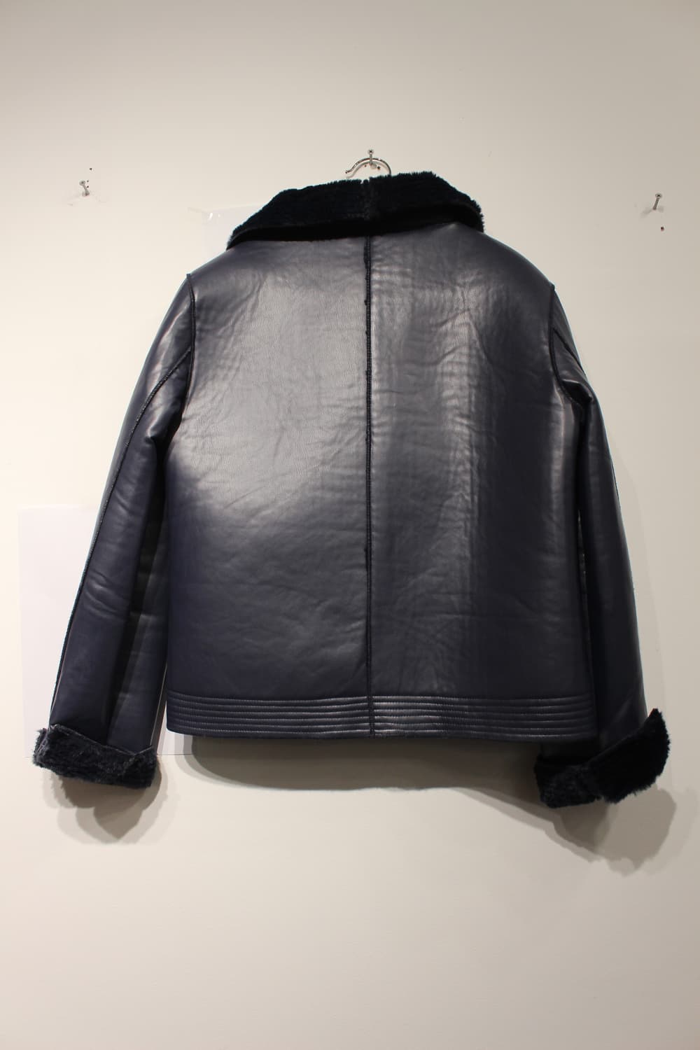 232. 블루 무스탕 숏 자켓 상품이미지2