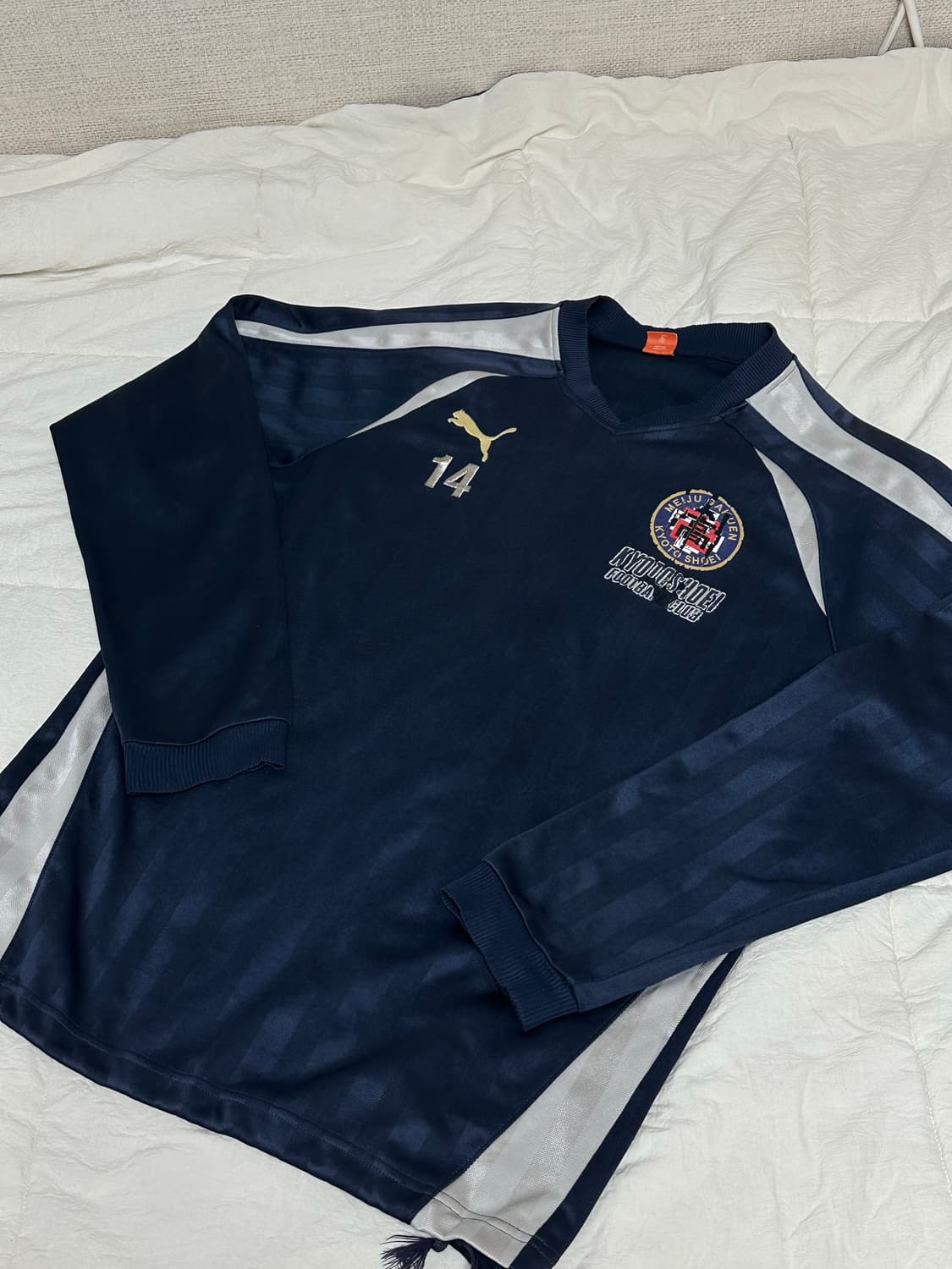 푸마 네이비 절개 웜업 라지 상품이미지2