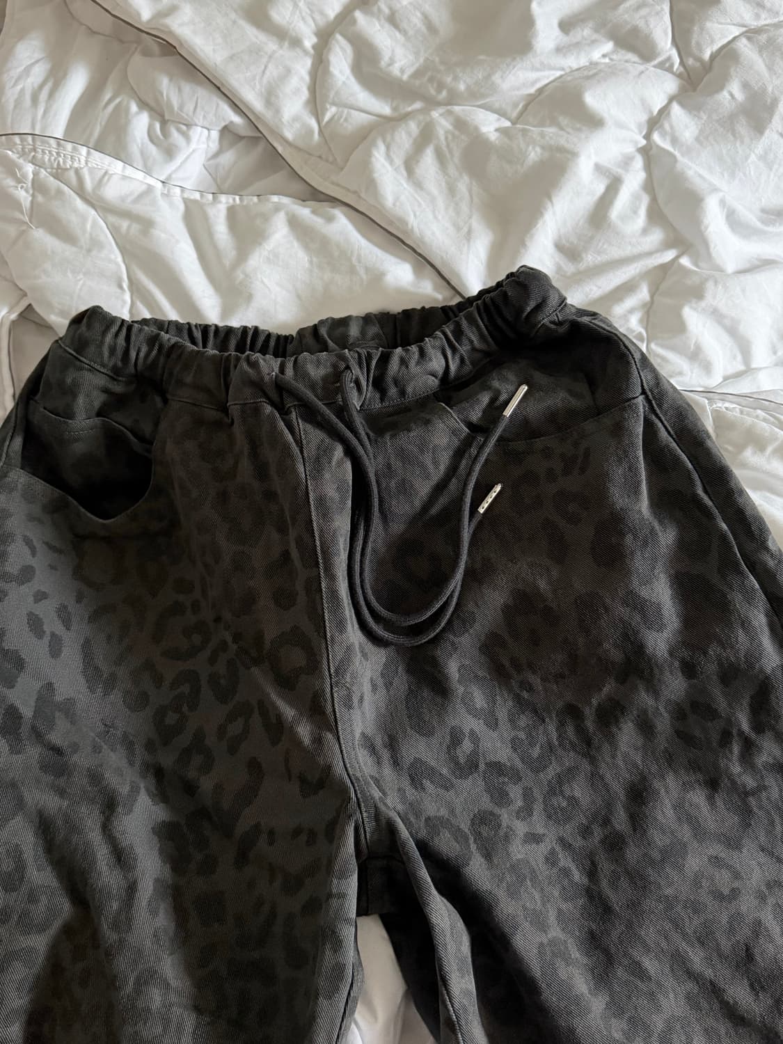 (택o/미착용새상품) 헤더먼트 레오파드 코튼 팬츠 상품이미지4