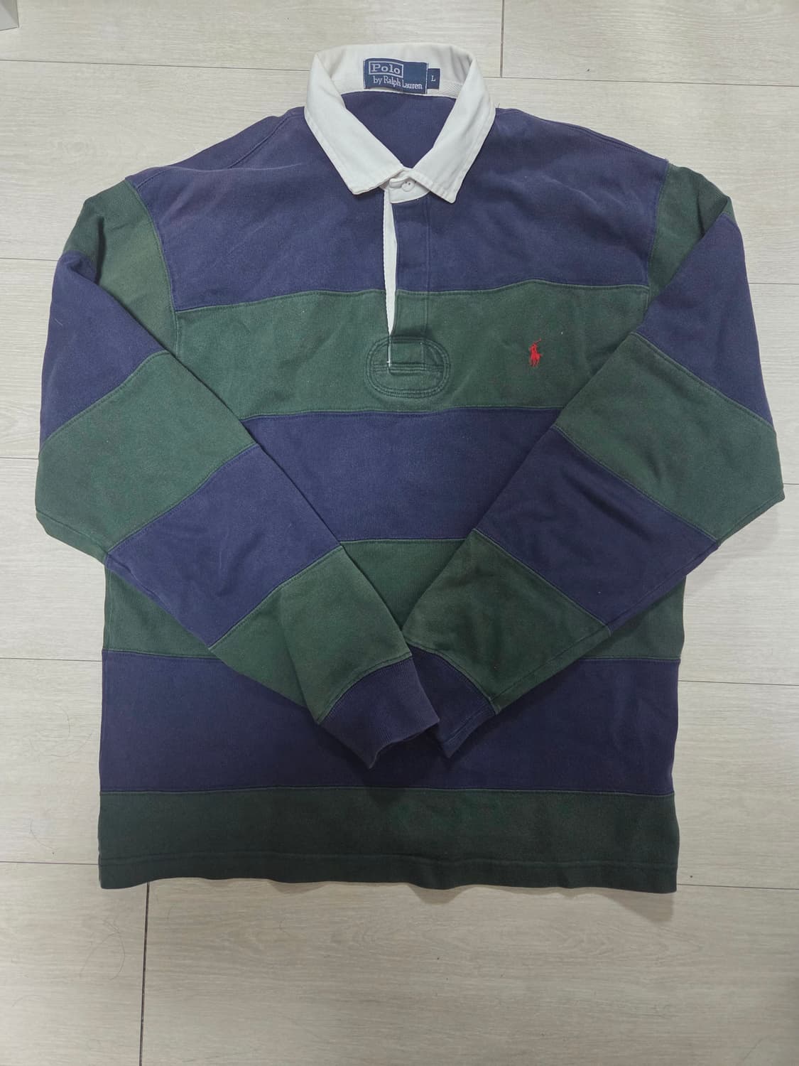 폴로 랄프로렌 럭비 셔츠 L 상품이미지1
