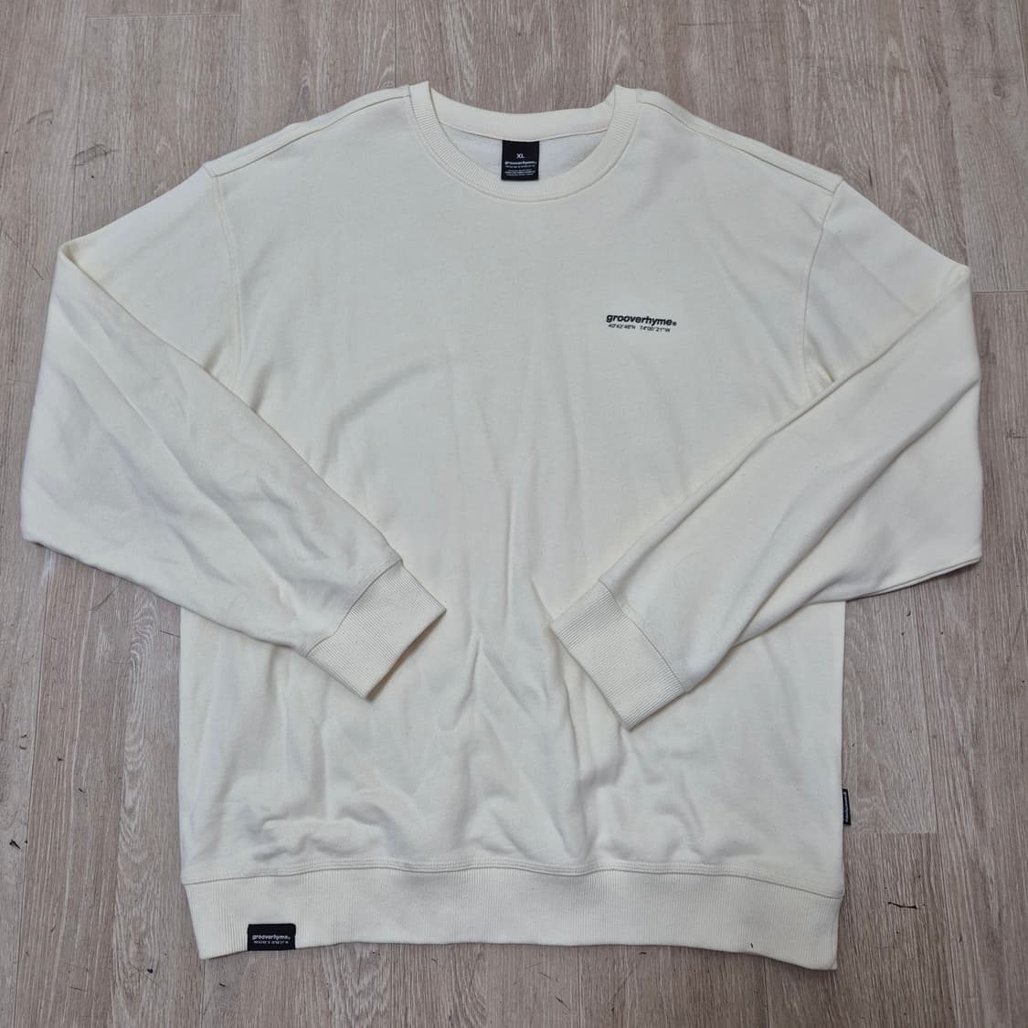 그루브라임 빅로고 프린팅 맨투맨 상품이미지1