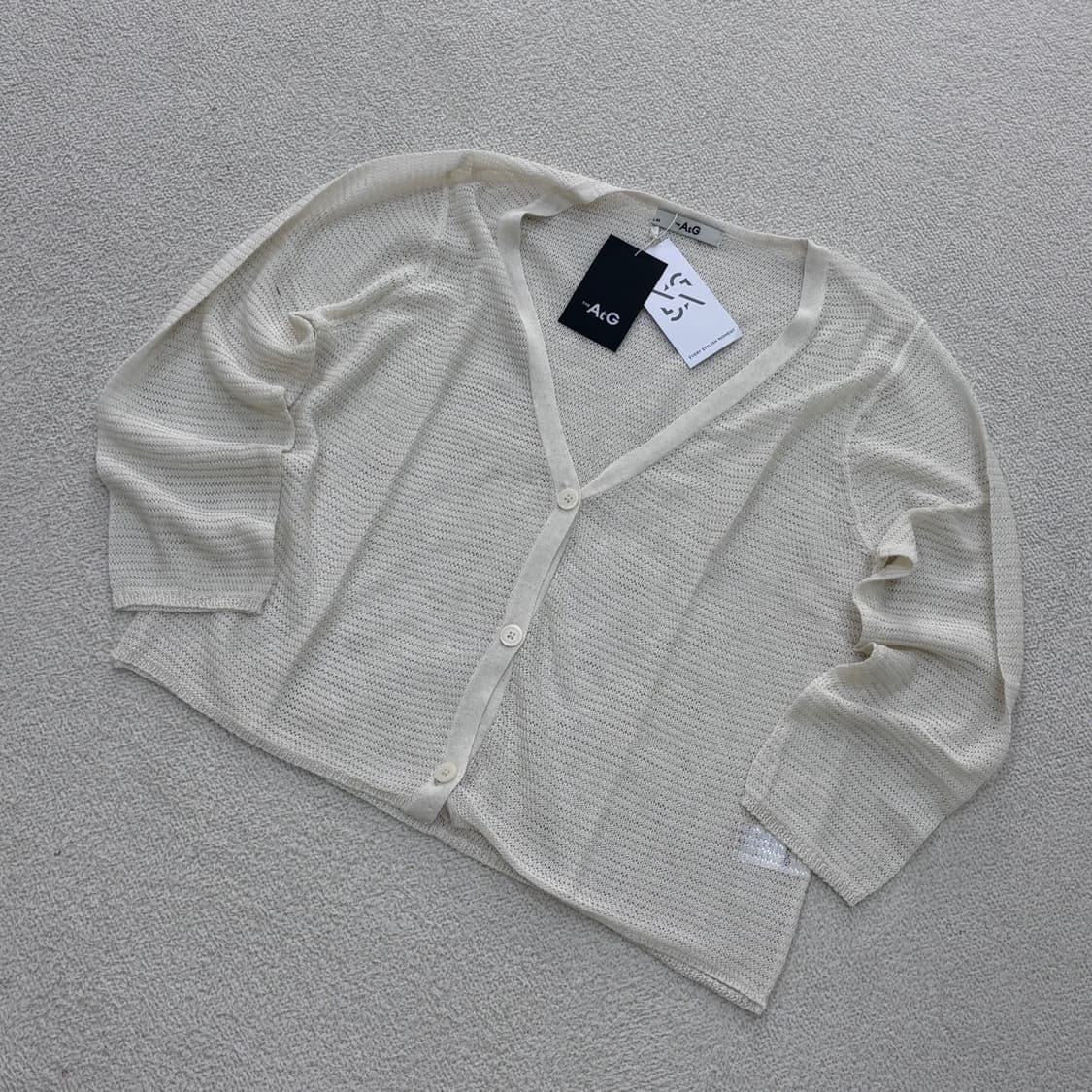 구88 새상품 ATG 니트 가디건 0416E 상품이미지1