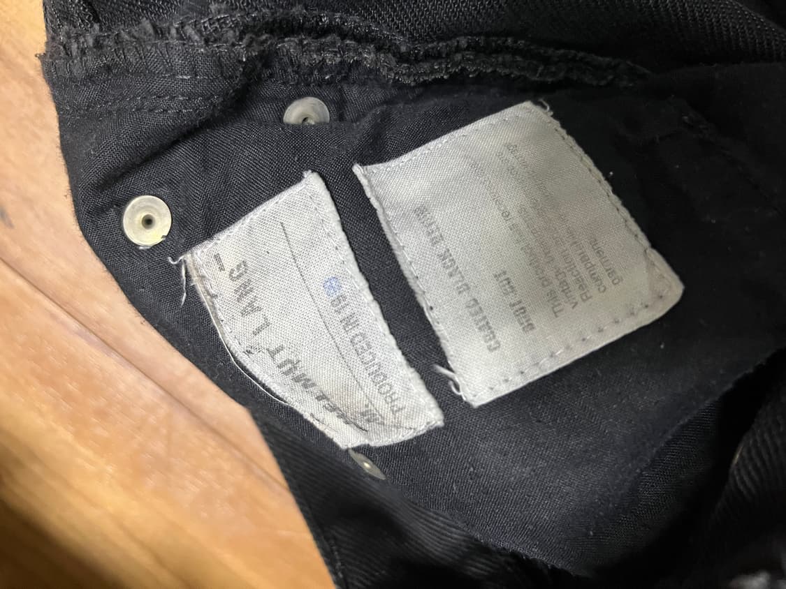 1999 헬무트랭 코팅 데님 부츠컷 상품이미지4